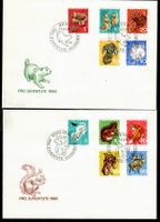 Pro Juventute, Konvolut von 20 FDC, ab 1965 bis 2006
