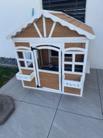 Spielhaus Holz Kinder Garten neuwertig