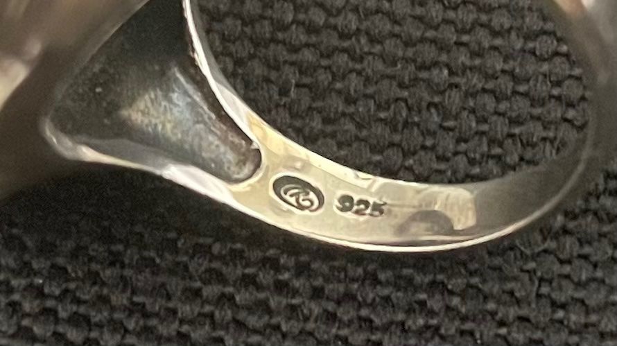 Anelli: Silberring mit Perlen Vintage / 925 – Usato da Zürich venduto da auto-moto 1