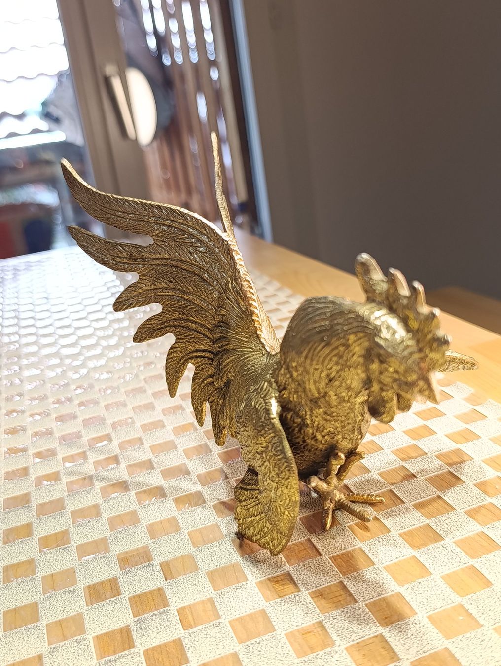 Statuette: Vintage Kampf Hahn Bronze Top Zustand – Usato da Steffisburg venduto da 1.Schmuckschatulle 1