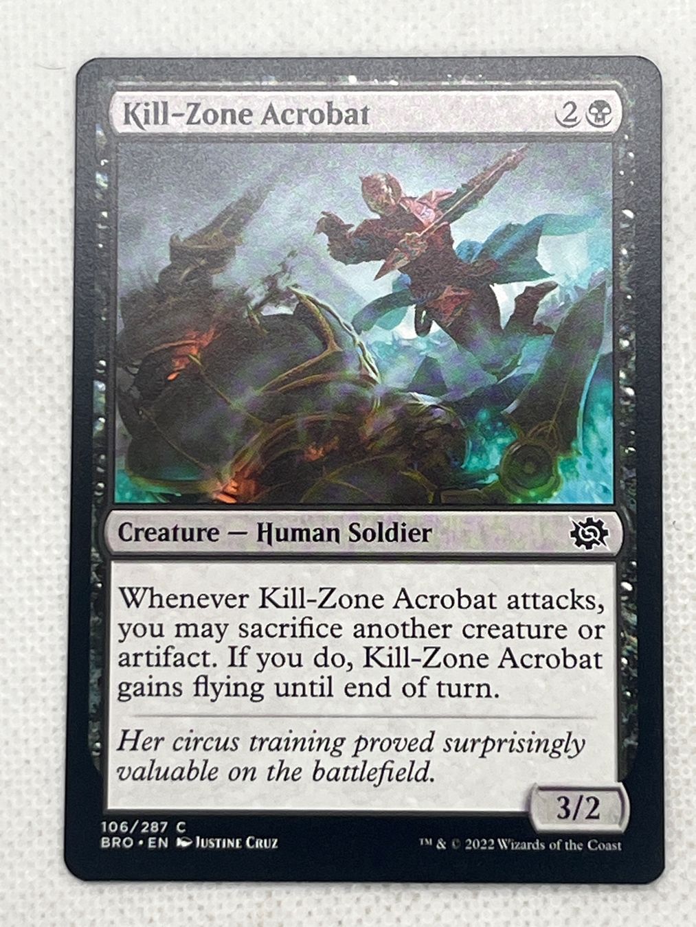 Magic The Gathering Carte collezionabili: Magic: The Gathering | Kill-Zone Acrobat | – Usato da Hinterkappelen venduto da Kim1992