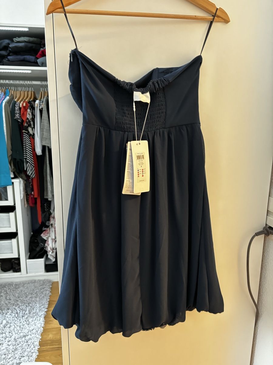 Vila Vestiti: NEU VILA Kleid dunkelblau – Nuovo e nell'imballaggio originale da Staufen venduto da sarinaluescher 1