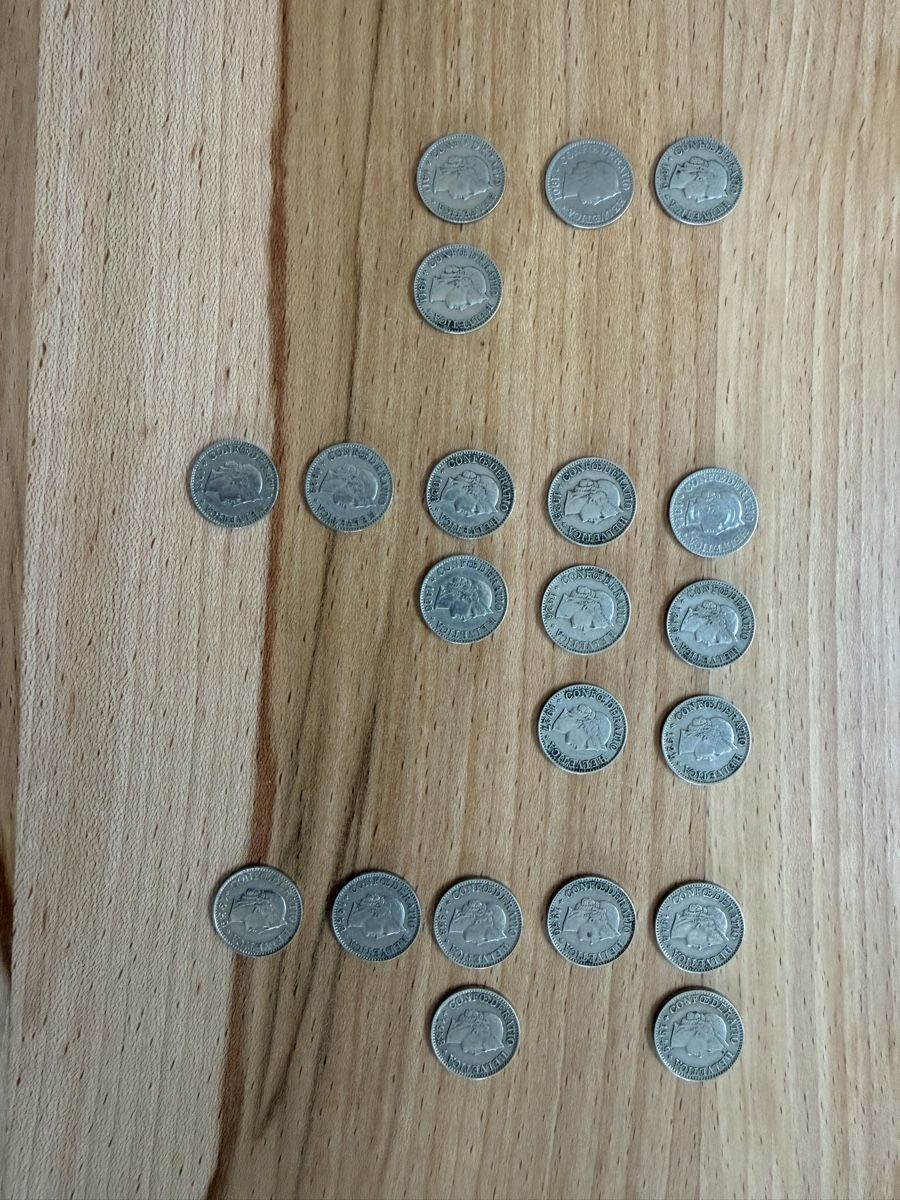 Toutes les monnaies: 21 x 10-Rappen Münzen – D'occasion à Grenchen par Bastet007