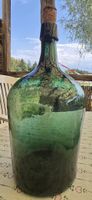 Altehrwürdige Glasflasche gegossen 36cm hoch