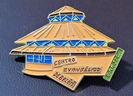 Q921 - Pin Religion Kirche - Brasil Debelém Evangélico