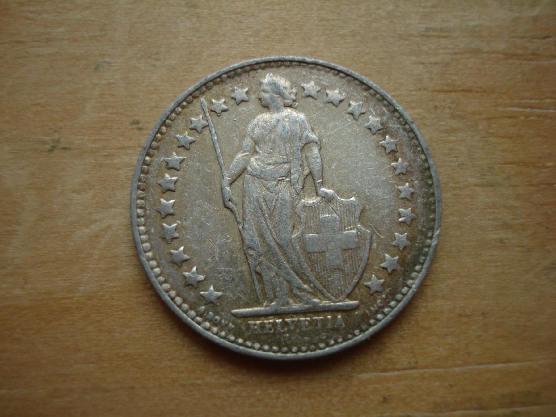 Tutti le monete: (Z3) 1/2 Franken 1929 – Usato da Erlach venduto da Net-Coins 1
