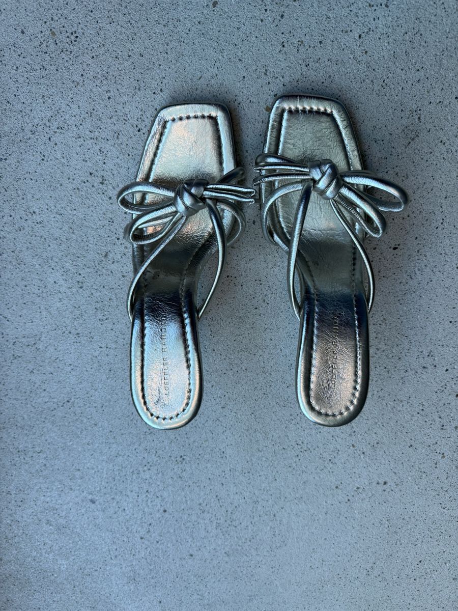 Loeffler Randall Scarpe da donna: Loeffler Randall silver heels, size 11, summer sandals – Usato da Zürich venduto da aud_jxy9