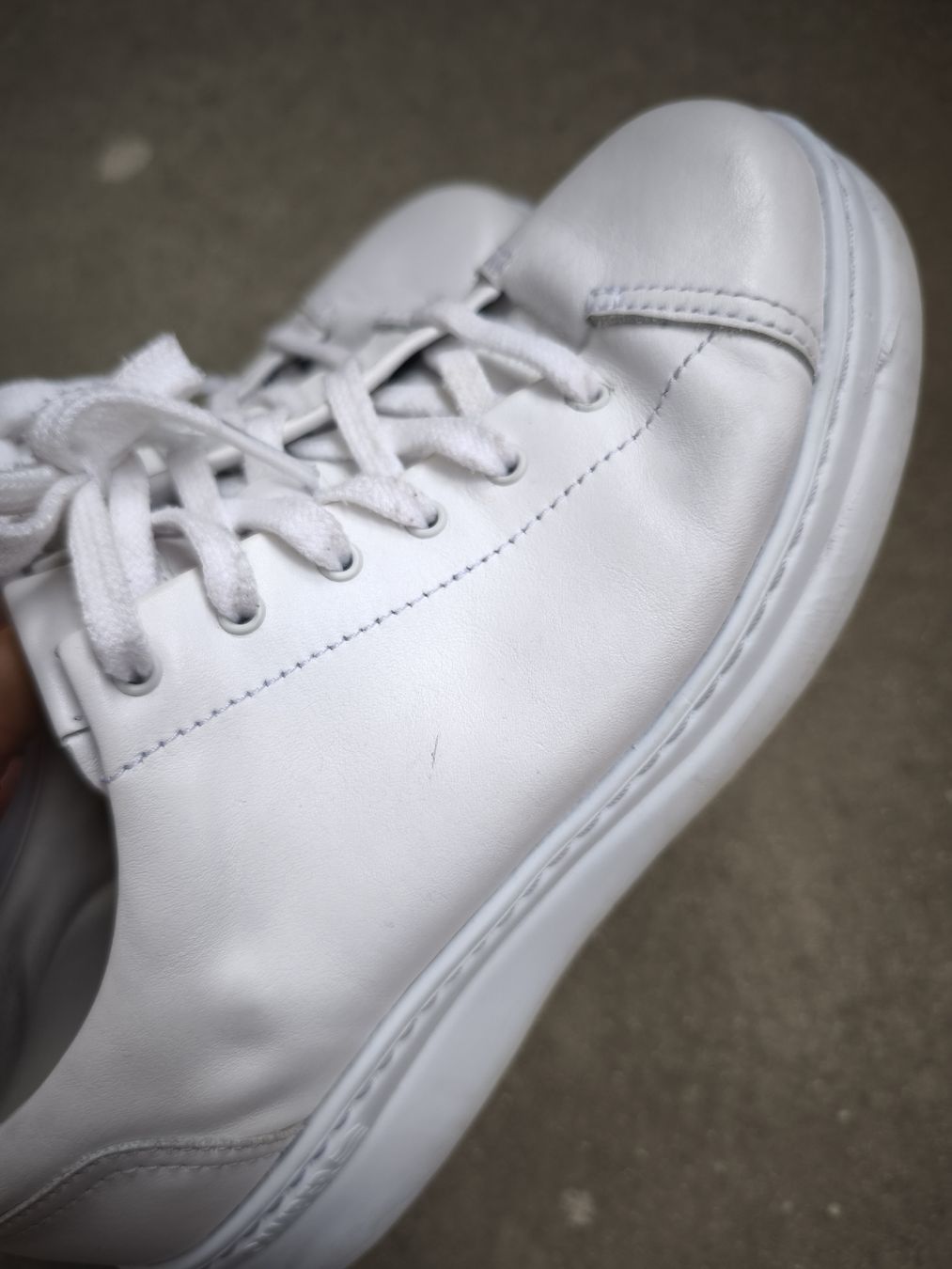 Chaussures hommes: Camper Sneakers Leather White Size 39  – D'occasion à Sursee par Re.joy 5