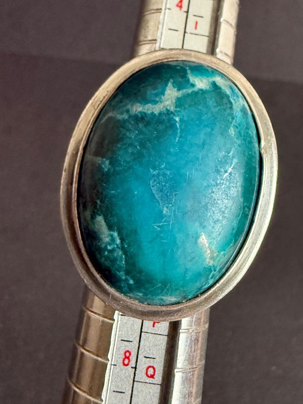 Ringe: Silber Ring mit Chrysokoll 925 – Gebraucht aus Spiegel b. Bern von Rogger72 8