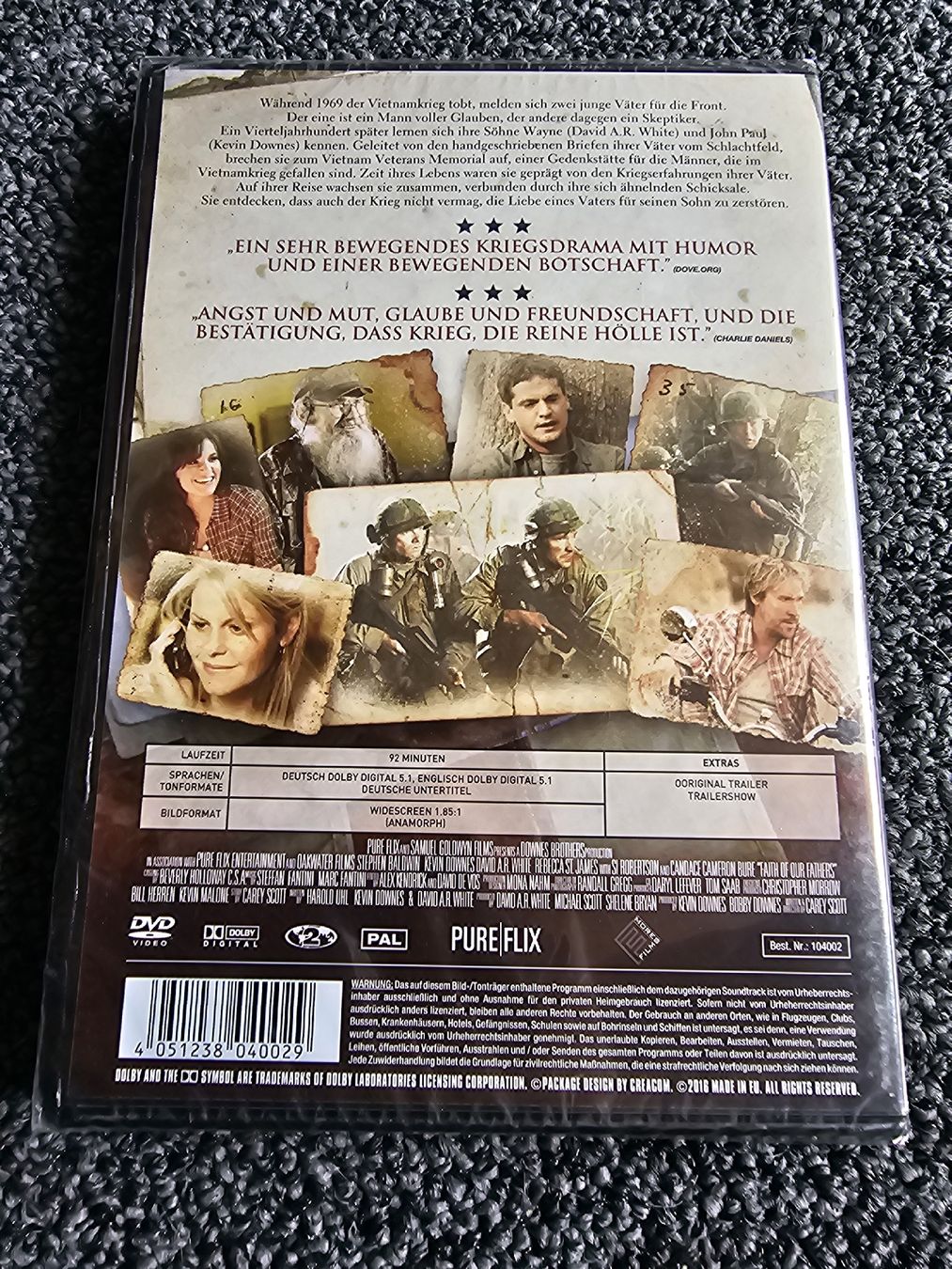 Tutti i DVDs: DVD: Der Glaube unserer Väter - Stephen Baldwin Neuverpackt – Nuovo e nell'imballaggio originale da Ruswil venduto da jan_bxl5 1
