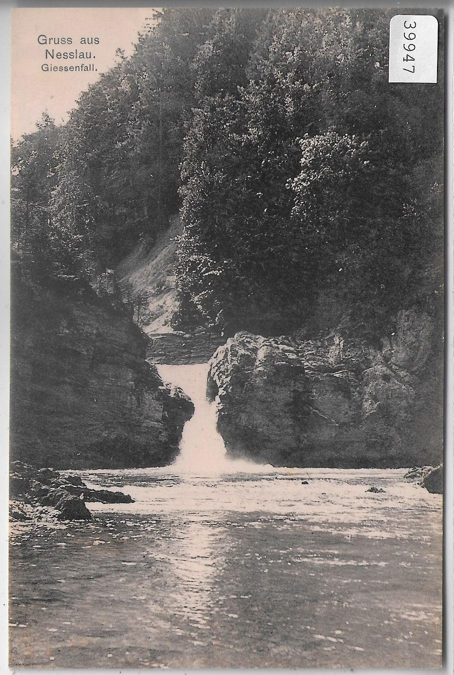Cartoline postali: Gruss aus Nesslau - Giessenfall – Usato da Ettingen venduto da Kartenplanet