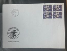 Schweiz 1986 Pro Sport 4er-Block 1.Tag TSV Guntershausen