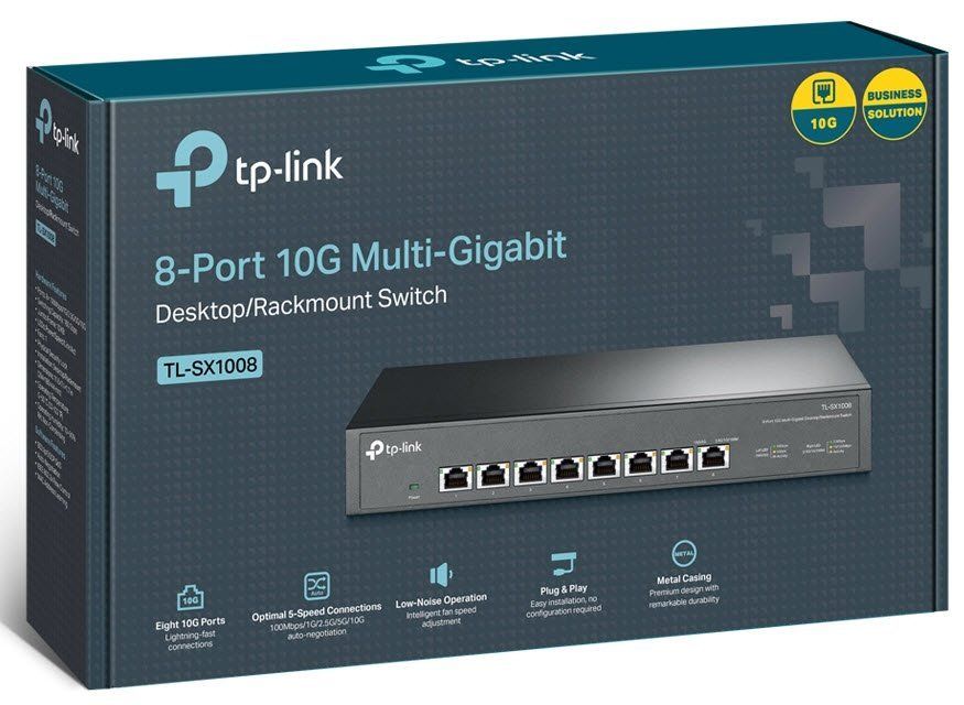 TP-Link Hub & Switch: TP-Link TL-SX1008 – Nuovo (secondo la descrizione) da Zürich venduto da Patela