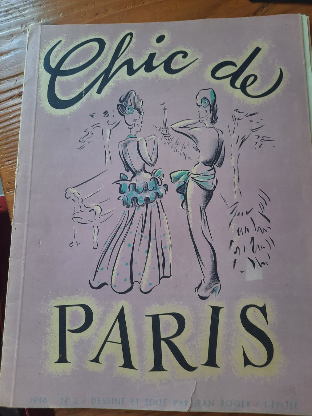 Zeitschriften & Magazine: MODÈLES DE COUTURE " CHIC DE PARIS " 1946 – Gebraucht aus Le Locle von marylise01 8