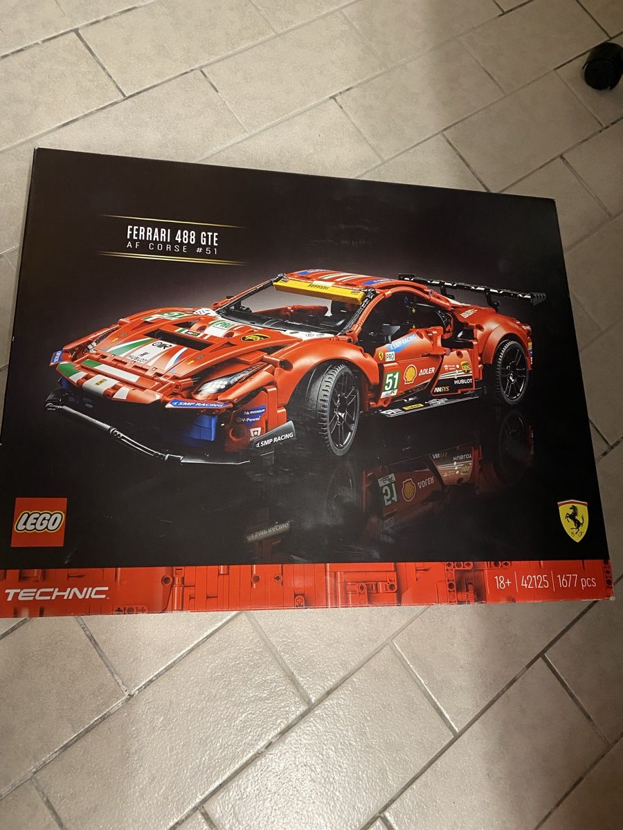 Lego Kit di costruzioni: Ferrari 488 GTE "AF Corse #51". – Nuovo e nell'imballaggio originale da Wil SG venduto da Wizard5