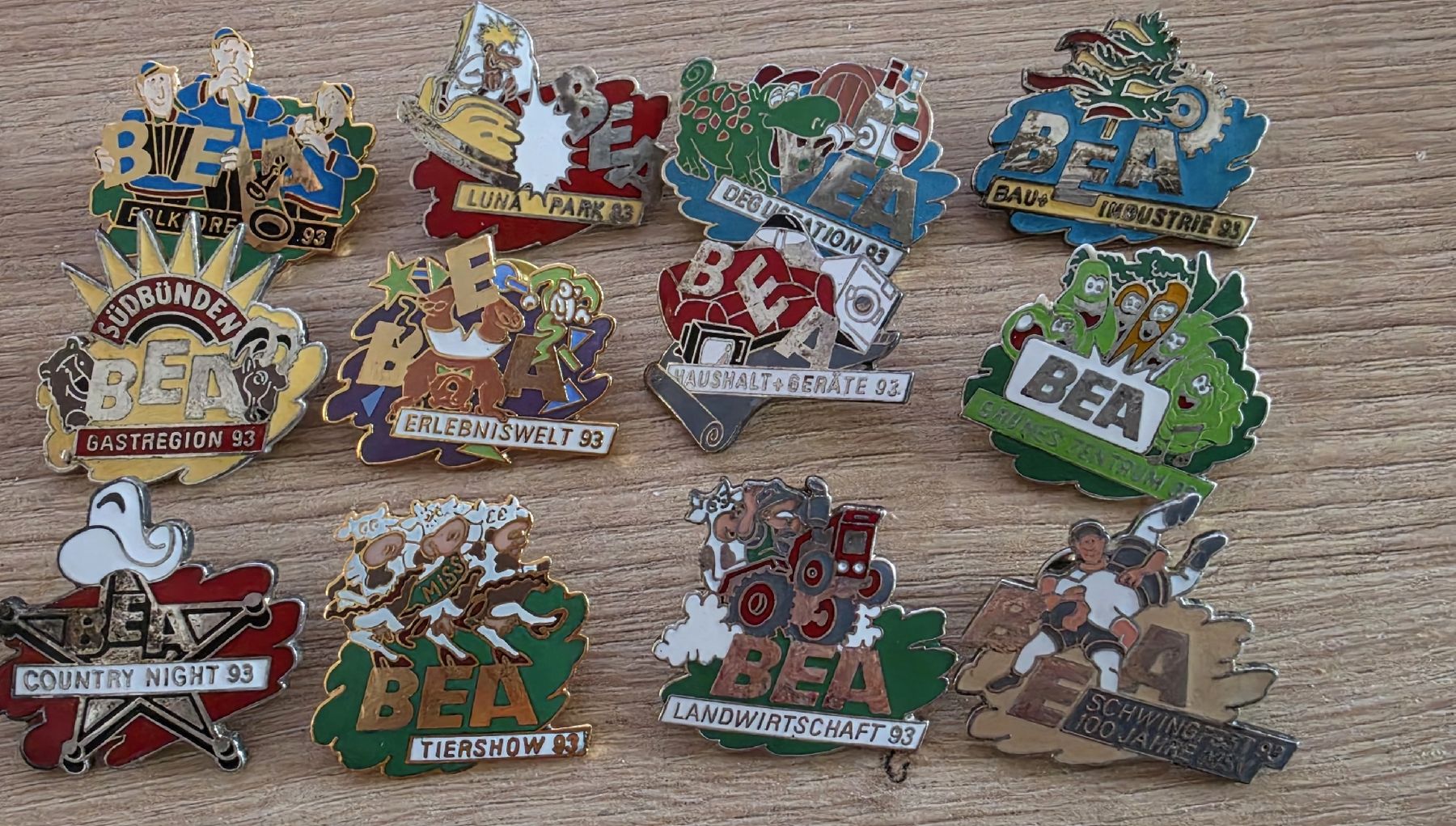 Spille & Fermagli: Pins BEA 1993 – Usato da Burgdorf venduto da Photofan58