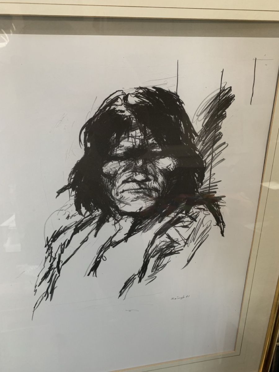 Grafica & Litografie: KÄMPF MAX 1912-1982 Geronimo – Usato da Wolfhalden venduto da SecondAntique 2