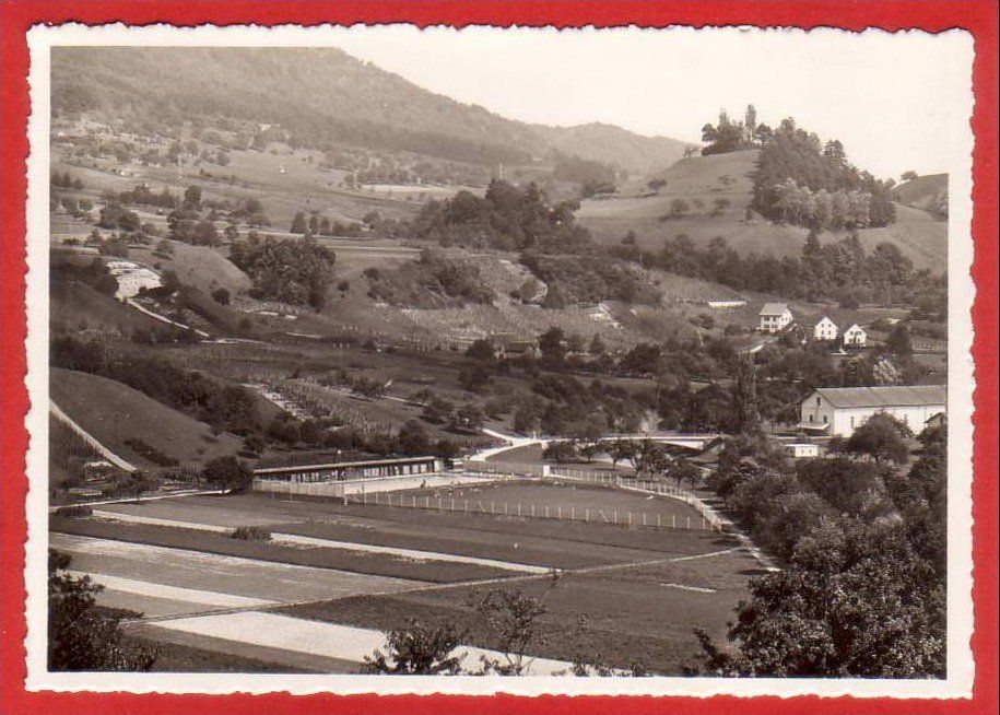 Cartoline postali: RORBAS FREIENSTEIN, SCHWIMMBAD HEERENSTEG, GROSSFORMAT – Usato da Grüningen venduto da Kartenlaube