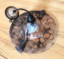 Origineller Lampenschirm aus mundgeblasenem Glas