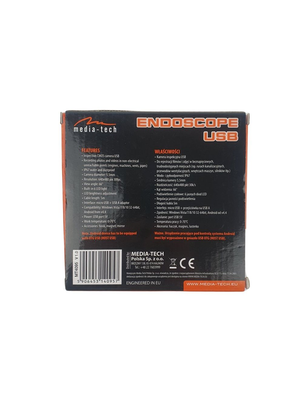 Kamera: MEDIA-TECH Endoskop USB MT 4095 – Neu (gemäss Beschreibung) aus Wangen b. Olten von  1