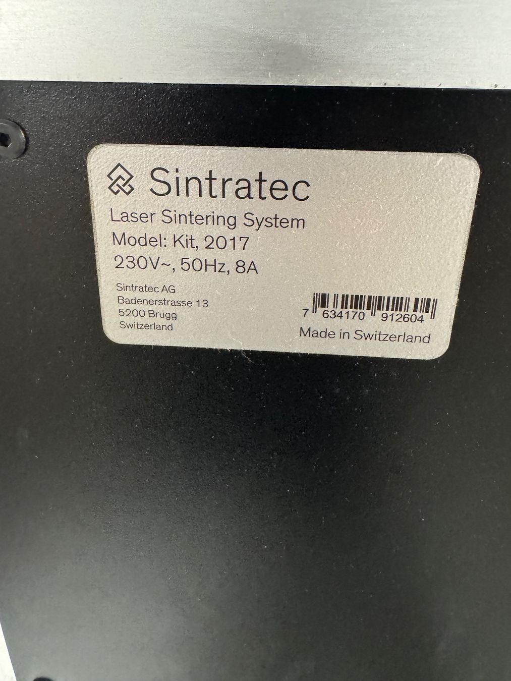 Imprimante 3D: Sintratec 3D Sinterdrucker – Défectueux à Ebnat-Kappel par pas_rw8z 6