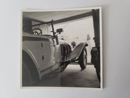 Altes Foto Mercedes-Benz Oldtimer Garage guter Zustand RA