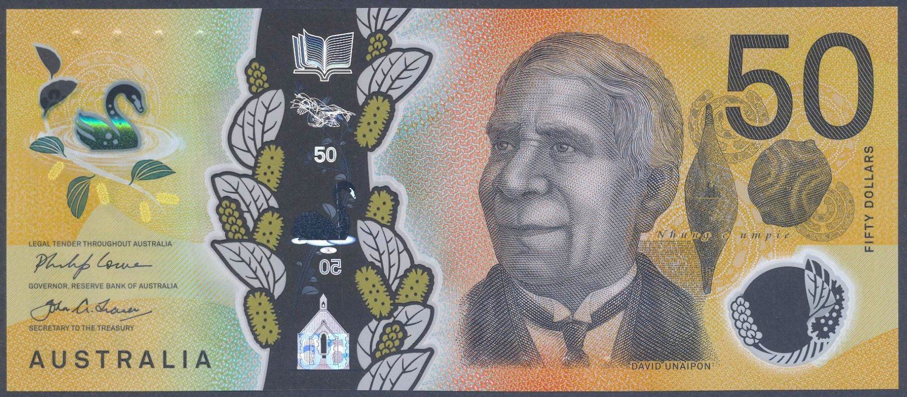 Banconote: Australien 50 Dollar 2018 Microprint Error UNC – Nuovo (secondo la descrizione) da Schliern b. Köniz venduto da pizzitaxi