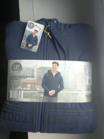 Jacke, Sweatjacke XL, marineblau!