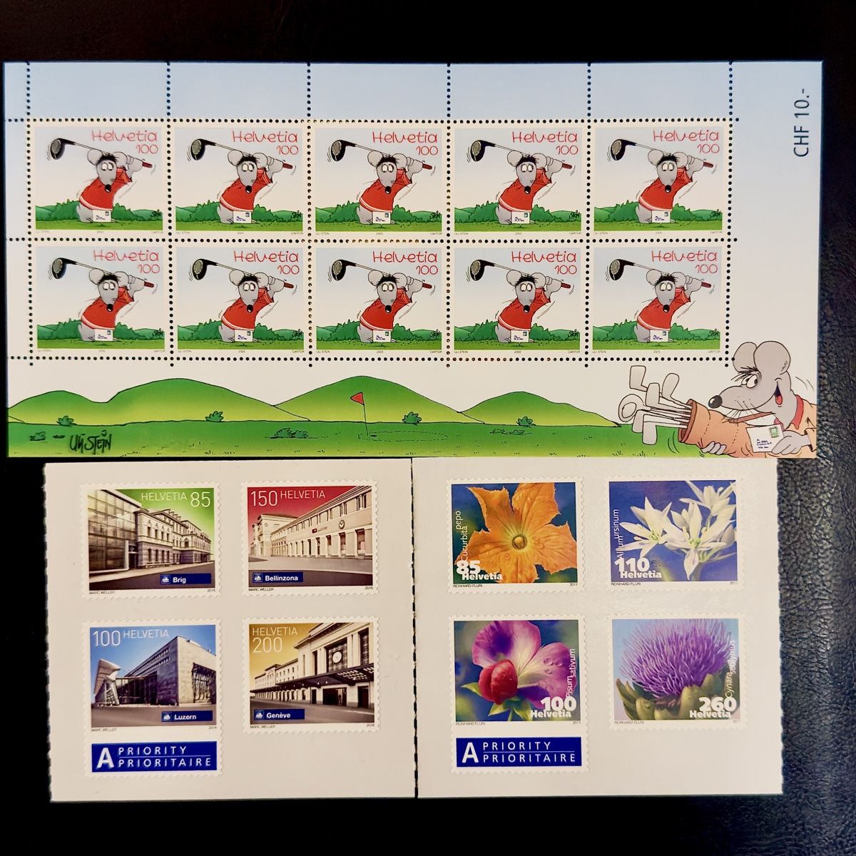 Tutti i francobolli: Frankatur CHF 100.- postfrische Bogen – Nuovo (secondo la descrizione) da Glattbrugg venduto da Artos67 5