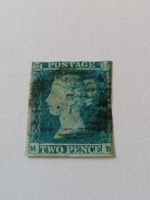 Two pence blue 1841, Platte 4 