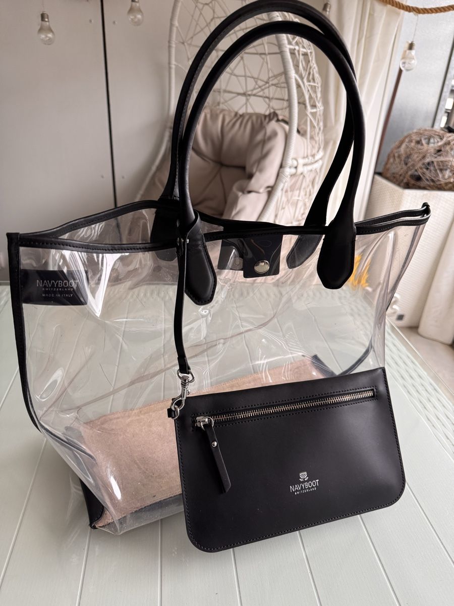 Navyboot Borse: Navyboot Transparente Tasche – Usato da Zürich venduto da NNK28
