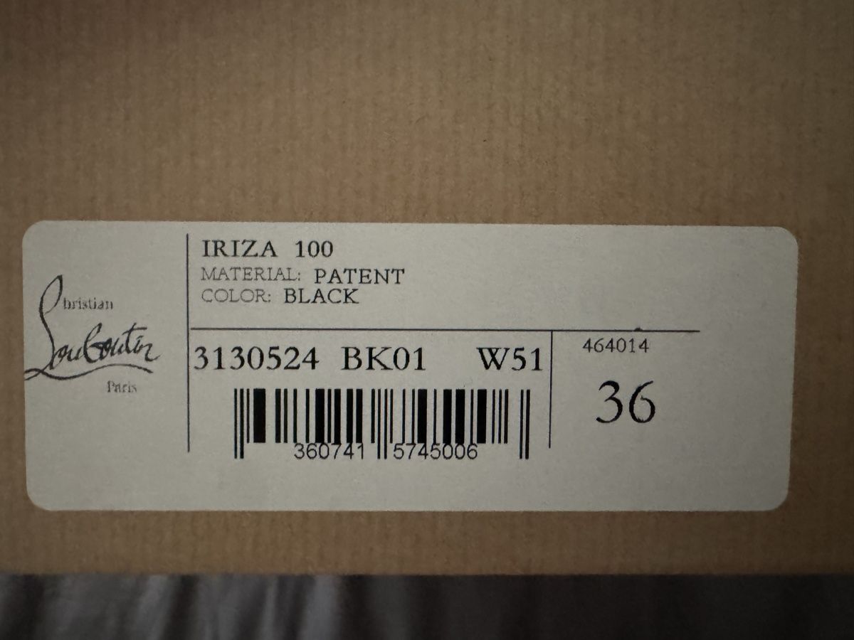 Christian Louboutin Damenschuhe: Louboutin IRIZA 100 Black – Gebraucht aus Zürich von alinagolzary 8