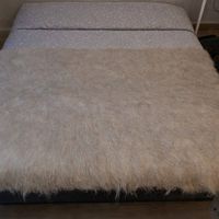 Handgefertigte Karpatendecke aus 100% Wolle NEU 150 × 220 cm