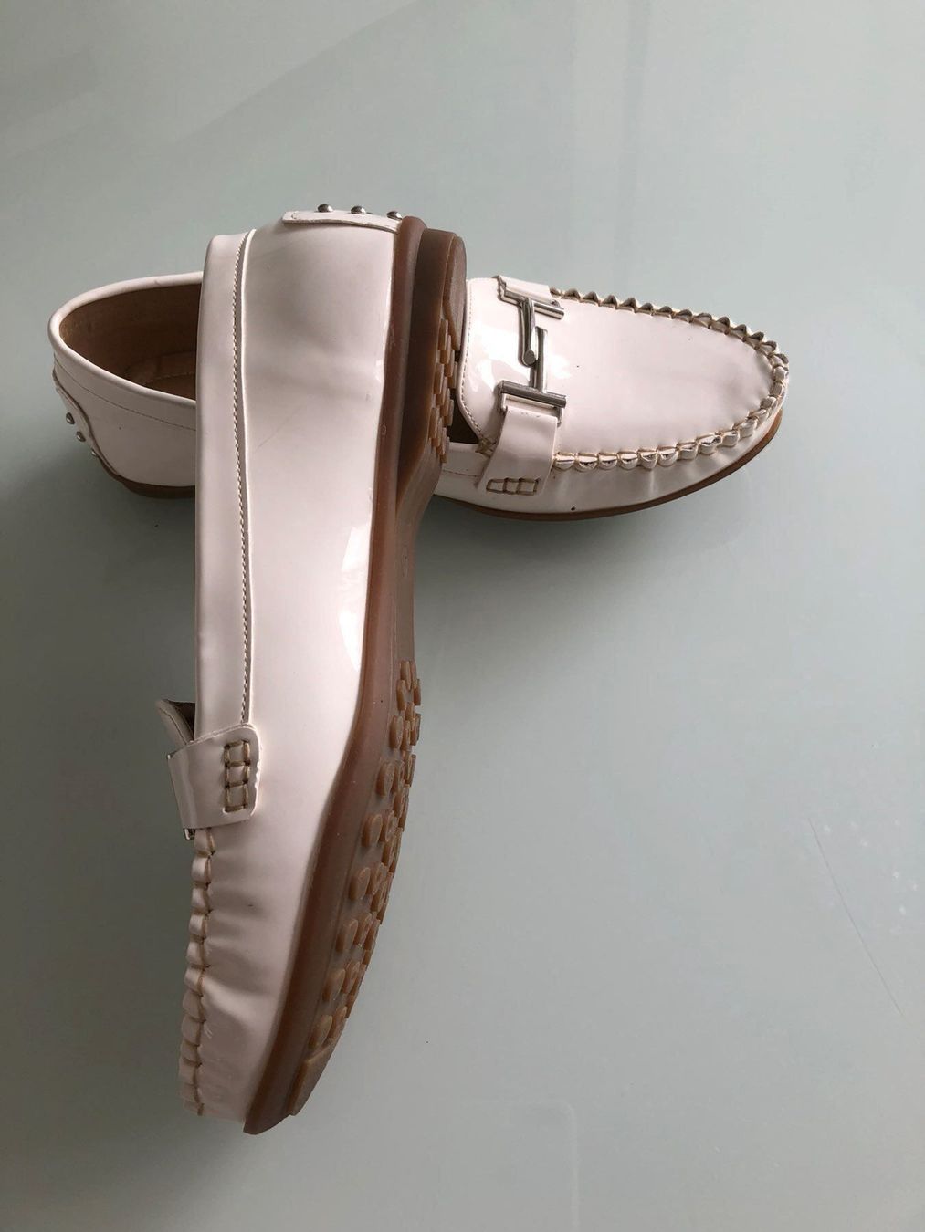 Scarpe da donna: SCHUH Mokassin mit silbernen details – Nuovo (secondo la descrizione) da Adliswil venduto da Jessik0 2