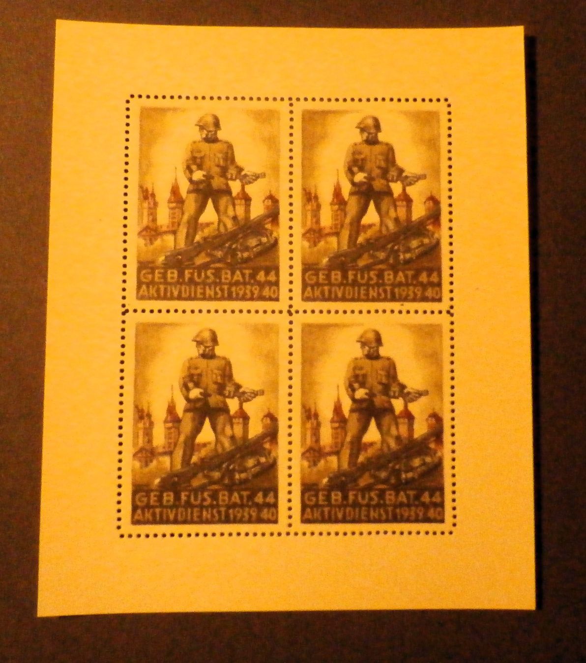 Tous les timbres: CH Soldatenmarken Block** – Neuf (Voir description) à Kehrsatz par Bernherb2 1