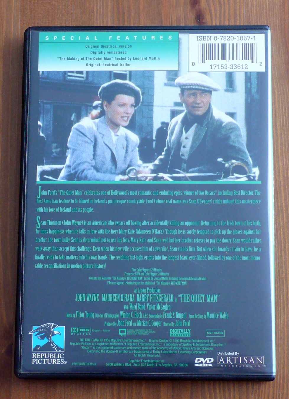 Tutti i DVDs: THE QUIET MAN – Usato da Bülach venduto da Ckitzmueller 1