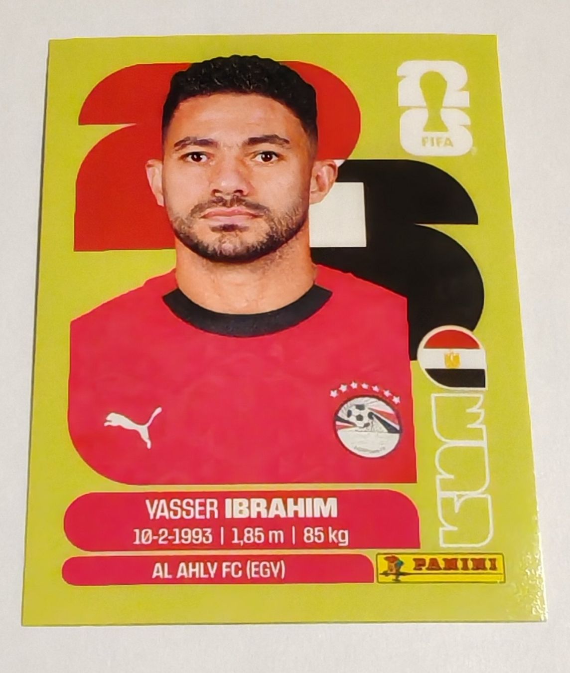Panini Cartes à collectionner: Yasser Ibrahim - EGY 5 – Neuf (Voir description) à Rietheim par Squaley