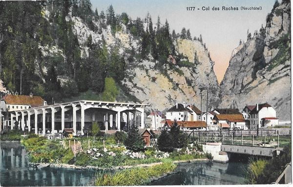 Cartoline postali: Col des Roches Teilansicht – Usato da Olten venduto da clotaldi