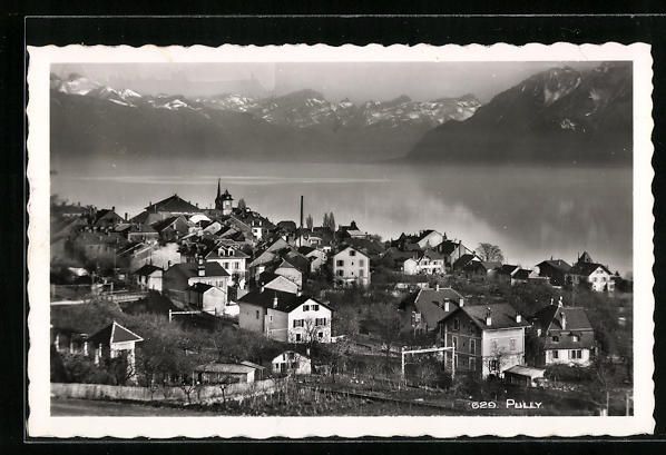 Cartoline postali: AK Pully, Teilansicht, 1940 – Usato da Berlin venduto da bartko-reher