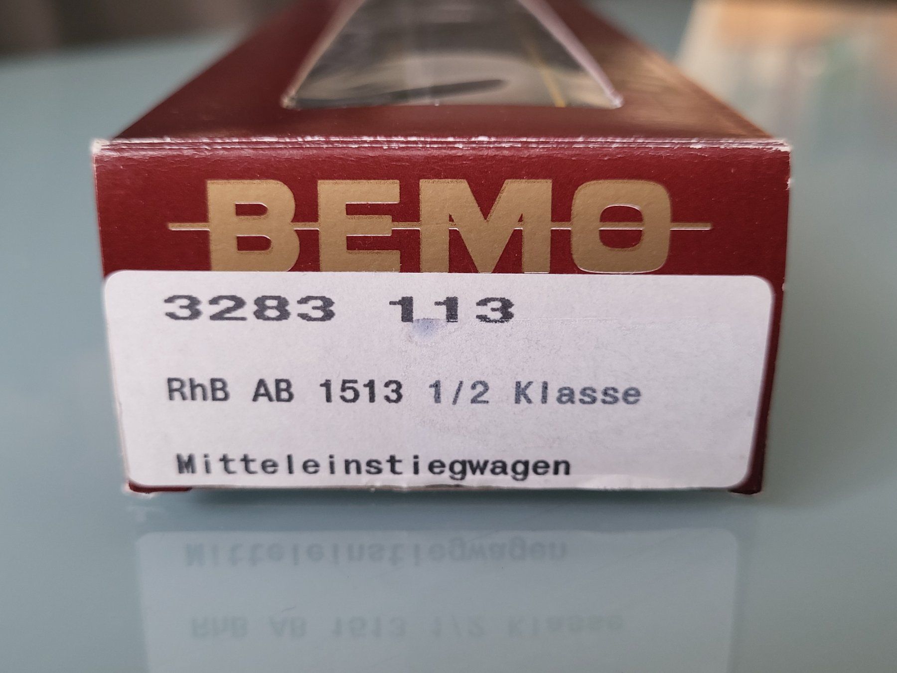 Bemo Modellini di ferrovie: H0m  Bemo  RhB AB 1513  Mitteleinstieg NEU ! – Nuovo e nell'imballaggio originale da Oberburg venduto da sensetal 9