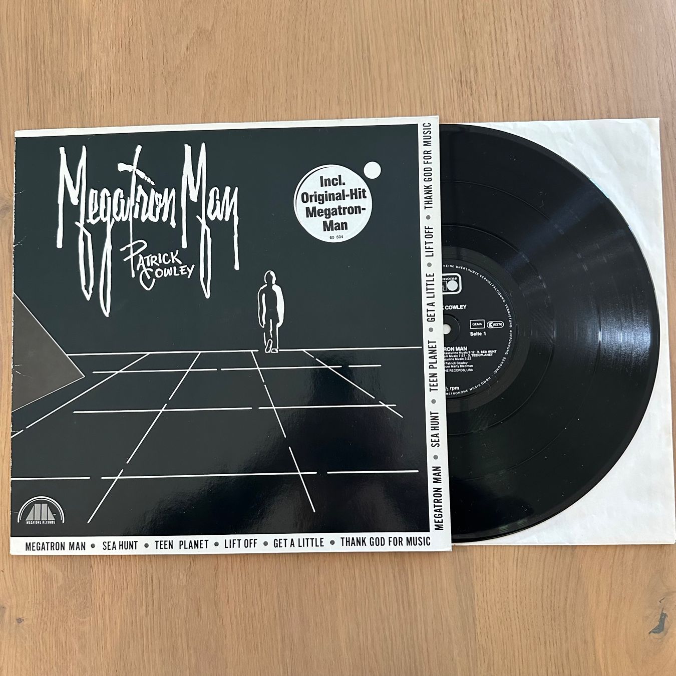 Dischi in vinile: Patrick Cowley - Megatron Man - LP Disco, Hi NRG – Usato da Caslano venduto da campo_santo