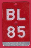 VELONUMMER / FAHRRADNUMMER BL 85