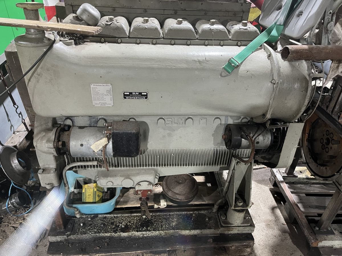 Motoren: SLM Dieselmotor Typ 6 VD 11 Winterthur gebraucht – Gebraucht aus Hauptwil von Landrover_109