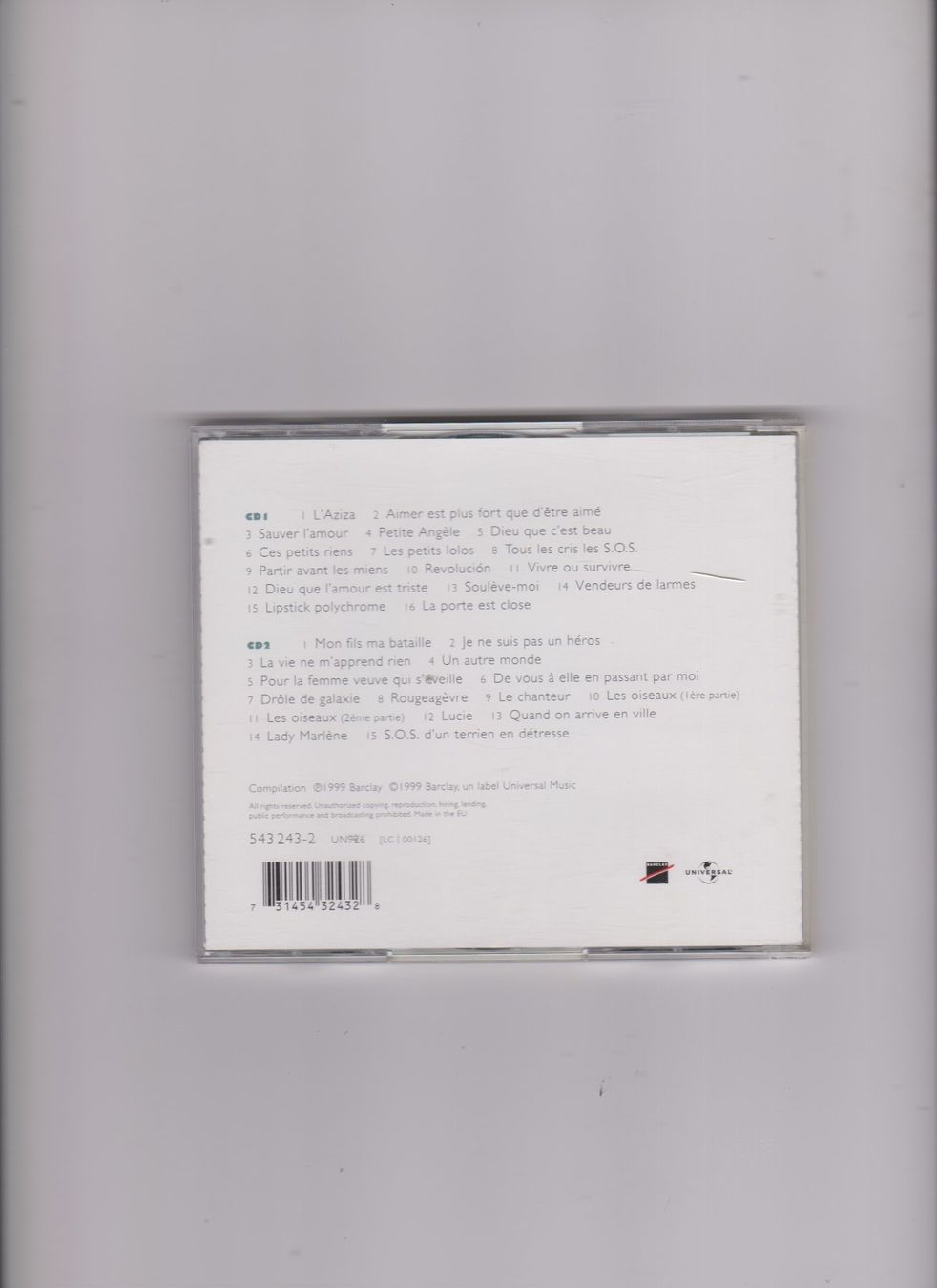 CD: CD Daniel Balavoine l'Essentiel  2CDs – Usato da Bex venduto da Canouille 1