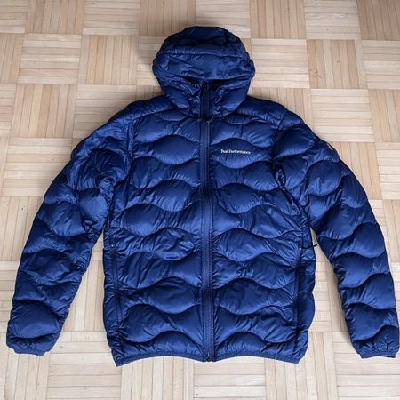 Peak Performance Daunenjacke Helium Hood Grösse M blau