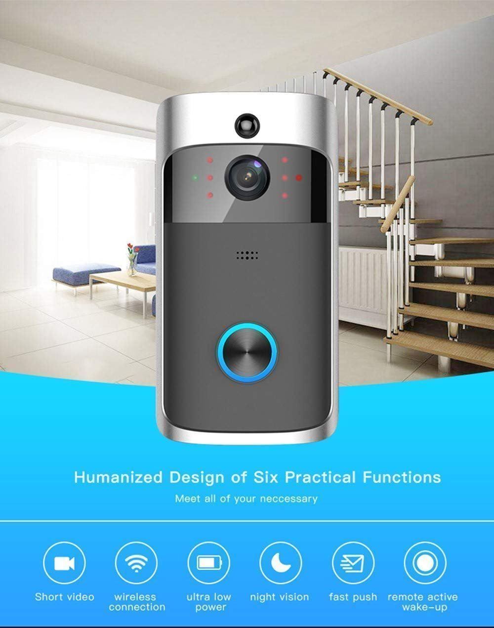 Camcorder: Sonnette caméra WiFi avec dingtong Access à distance infraro – Neu und originalverpackt aus Morges von DA-mobile 1