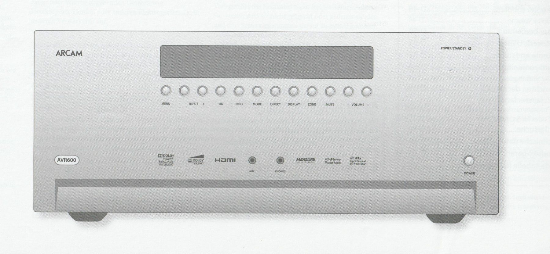 Arcam Ricevitori: ARCAM AV-Receiver AVR600 – Usato da Abtwil AG venduto da Hotair 1