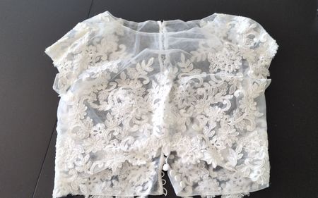 Elegantes Festkleid-Oberteil aus Spitze
