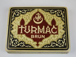 Vintage Turmac Brun Metallbox