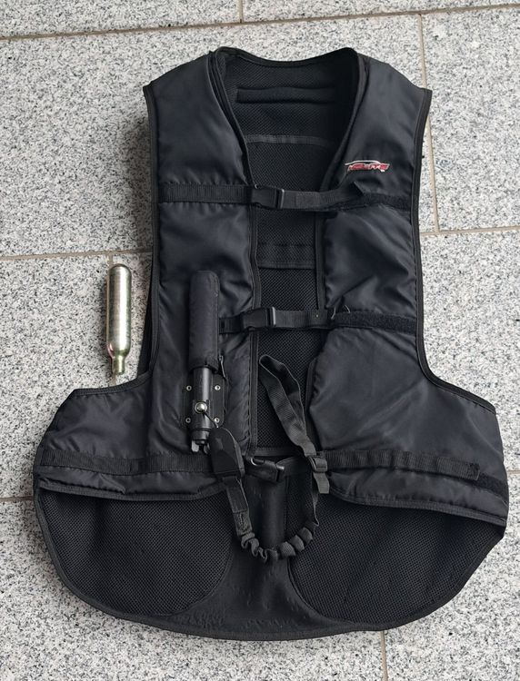 Helite Airjacket Airbag-Weste - Motorrad Airbag Mit Stehkragen